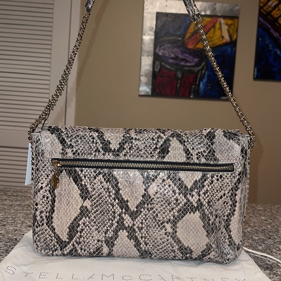 Stella McCartney‼️ BLACK FRIDAY SALE‼️Vegan Leather Snakeskin Shoulder  Bag - Picture 9 of 17